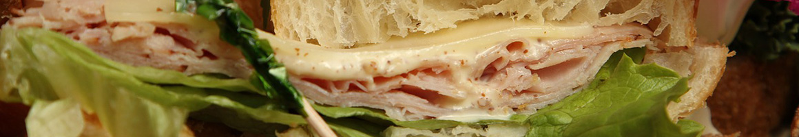 Eating Sandwich at Uncle Nick's Sub Shop restaurant in Seaside Park, NJ.